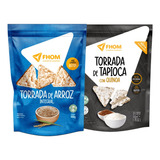 Kit 2 Unid Torrada De Arroz Integral E Tapioca Com Quinoa