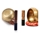 Kit 2 Unidade Tigela Tibetana Sino Budista Meditação Yoga