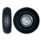 Kit 2 Unidades Rodas Pneumáticas 350x4 Borracha Carrinho