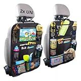 Kit 2 Unidades Suporte Organizador Porta Objetos Tablets IPad Trecos Veicular Banco Traseiro Para Carro PREMIUM KRORE