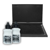 Kit 2 Unidades Tinta P Carimbo Almofada Carimbeira N3 Preta