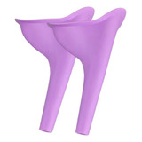 Kit 2 Urinol Feminino Funil Para Mulher Fazer Xixi Em Pé
