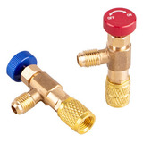 Kit 2 Válvula Acionadora Schrader 1 4x1 4 1 4x5 16 R22 R410a