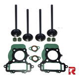 Kit 2 Válvulas Escape 2 Admissão Retentores Junta Virago 250
