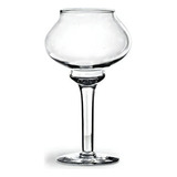Kit 2 Vaso Taça Castiçal Vidro Para Decoração