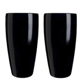 Kit 2 Vasos Vitrificado Planta Cachepot 70cm Fibra Vidro