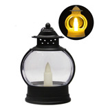 Kit 2 Vela Decorativa Lampiao De Led Lamparina A Bateria