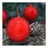 Kit 2 Velas Bola De Natal Clássica Vermelha Natalina 7cm Cor Vermelho Fragrância Não