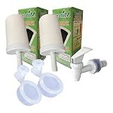 Kit 2 Velas P-Filtro Com Carvão Ativado - 2 Boias Anti-transbordamento -Torneirinha Super Oferta