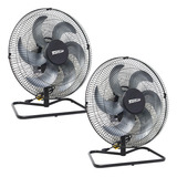 Kit 2 Ventilador Mesa 50cm 200w Turbo 6pás Industrial Bivolt Cor Da Estrutura Preto Cor Das Pás Cinza Diâmetro 50 Cm Frequência 60 Hz Material Das Pás Plástico Quantidade De Pás 6 110v 220v