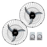 Kit 2 Ventiladores Parede