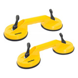 Kit 2 Ventosa Dupla Puxador 118mm 50 Kg Vonder Profissional