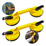 Kit 2 Ventosas Duplas 80kg P Vidros Porcelanatos E Pisos