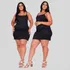Kit 2 Vestido Canelado Plus Size Tecido Grosso Veste Bem