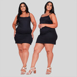 Kit 2 Vestido Canelado