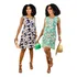 Kit 2 Vestido Malha Liganete Senhora Confortável Moda Verão