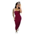 Kit 2 Vestido Midi Tomara Que Caia Canelado Elegância E Sexy