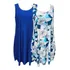 Kit 2 Vestido Plus Size Malha Liganet Verão Lindas Estampas