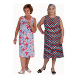 Kit 2 Vestido Senhora