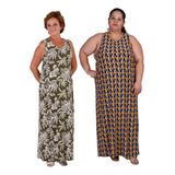 Kit 2 Vestido Senhora