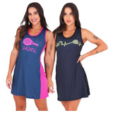 Kit 2 Vestidos Beach Tennis Com