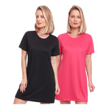 Kit 2 Vestidos Camisetao