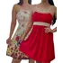 Kit 2 Vestidos Feminino Soltinho Curto Bojo Estampado Verão