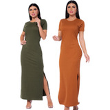 Kit 2 Vestidos Longo