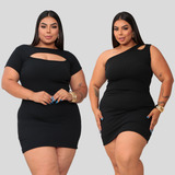 Kit 2 Vestidos Plus