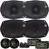 Kit 2 Vias Audiophonic Ks690 + Coaxial Cs690 - 6x9 Polegadas