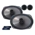 Kit 2 Vias Mobile Universal Bomber 6x9 Pol 150w Rms 4 Ohms Cor Preto