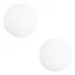 Kit 2 Vidro Globo Bola 14cm Branco Arandela Jabuticaba