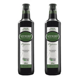 Kit 2 Vinagre Balsâmico Aceto Orgânico Uva Só 500ml