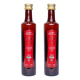 Kit 2 Vinagre De Maçã Orgânico Acidez 4 Serra Gaúcha 500 Ml