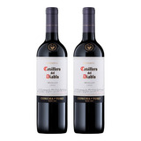 Kit 2 Vinhos Casillero Del Diablo Merlot 750ml Concha Y Toro