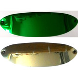 Kit 2 Viseira Espelhada Verde Capacete