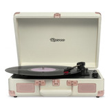 Kit 2 Vitrolas Hi Fi Raveo Sonetto Chrome Rose Gold