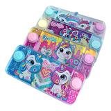 Kit 2 Watergame Aquaplay Unicórnios E Pegasus Retangular