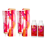 Kit 2 Wella Color Touch Tonalizante 60g+2 Emulsão 120ml