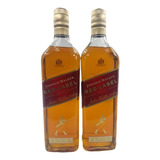 Kit 2 Whisky Johnnie Walker Red Label Blended Scotch 1 Litro