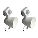 Kit 2 X Sirene Bivolt Alarme Com Sensor De Presença Embutido