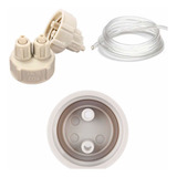 Kit 2 X Tampas Para Co2 Caseiro 2 Mts Mangueira