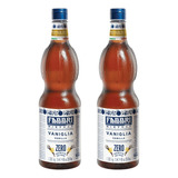 Kit 2 Xarope Soda Italiana Café Fabbri Baunilha Zero 1 Litro