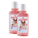 Kit 2 Xô Bafinhos  Diga Xô Para Mau Hálito  Tártaro  Placa 