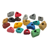 Kit 20 Agarras Escalada Modelo Real Rock