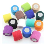 Kit 20 Bandagem Atadura Autoadesiva Elástica Flexível 5 Cm