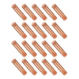 Kit 20 Bico Contato 0 8mm M6x25 15ak P Tocha Solda Mig Mag