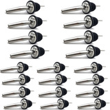 Kit 20 Bico Dosador Inox Biqueira Bar Barman Bebidas Tequila