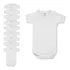 Kit 20 Body Bebê Branco 100% Algodão Bbc Sublimação Suedine