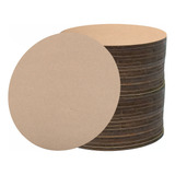 Kit 20 Bolachas Discos Chapas De Mdf 6mm Para Placas De 15cm